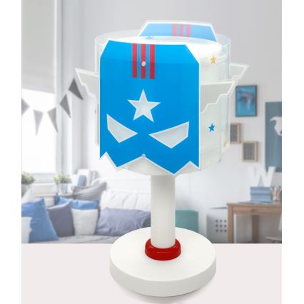 Dalber 61811 - Lámpara infantil AZUL HERO 1xE14/8W/230V