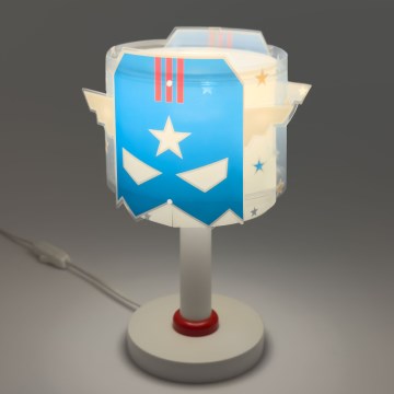 Dalber 61811N - Lámpara LED infantil BLUE HERO 1xG4/4W/230V blanco/azul