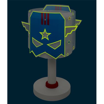 Dalber 61811N - Lámpara LED infantil BLUE HERO 1xG4/4W/230V blanco/azul