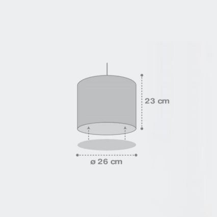 Dalber 62012S - Lámpara colgante infantil SWEET DREAMS 1xE27/60W/230V
