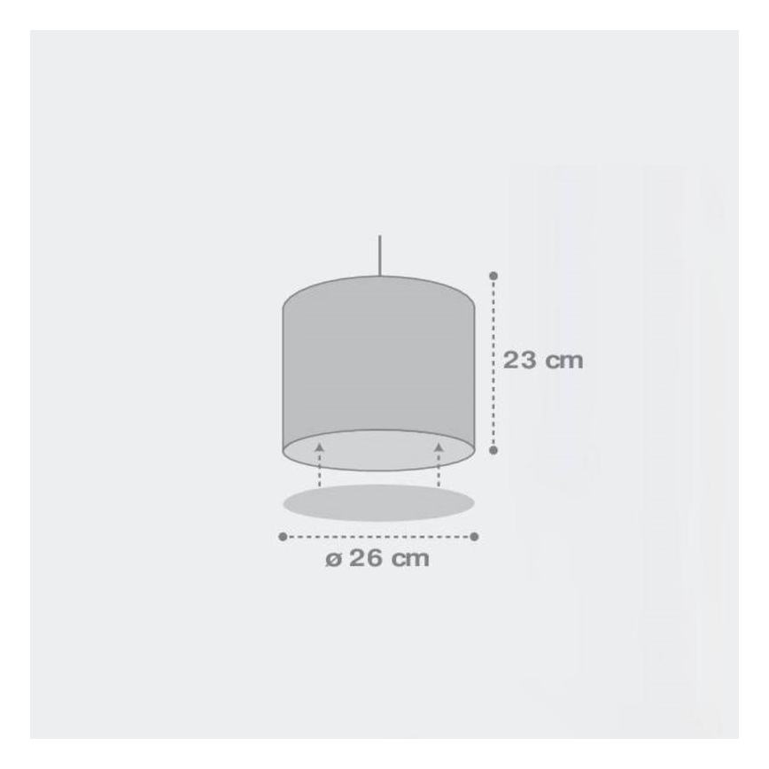 Dalber 62012S - Lámpara colgante infantil SWEET DREAMS 1xE27/60W/230V