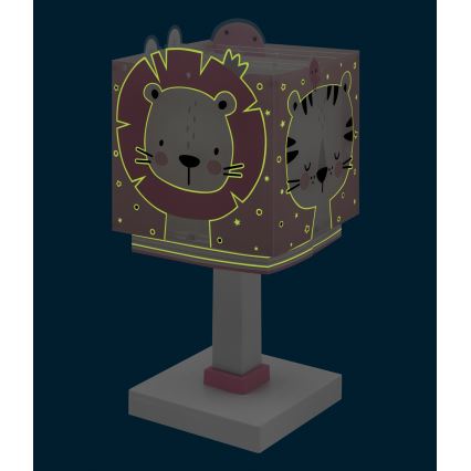 Dalber 63111NS - Lámpara infantil LED BABY JUNGLE 1xG4/4W/230V rosa