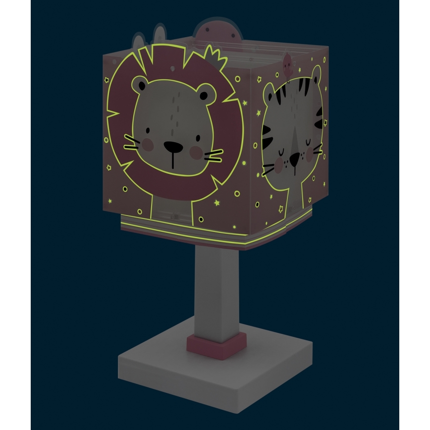 Dalber 63111NS - Lámpara infantil LED BABY JUNGLE 1xG4/4W/230V rosa