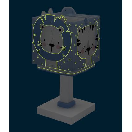 Dalber 63111NT - Lámpara infantil LED BABY JUNGLE 1xG4/4W/230V azul