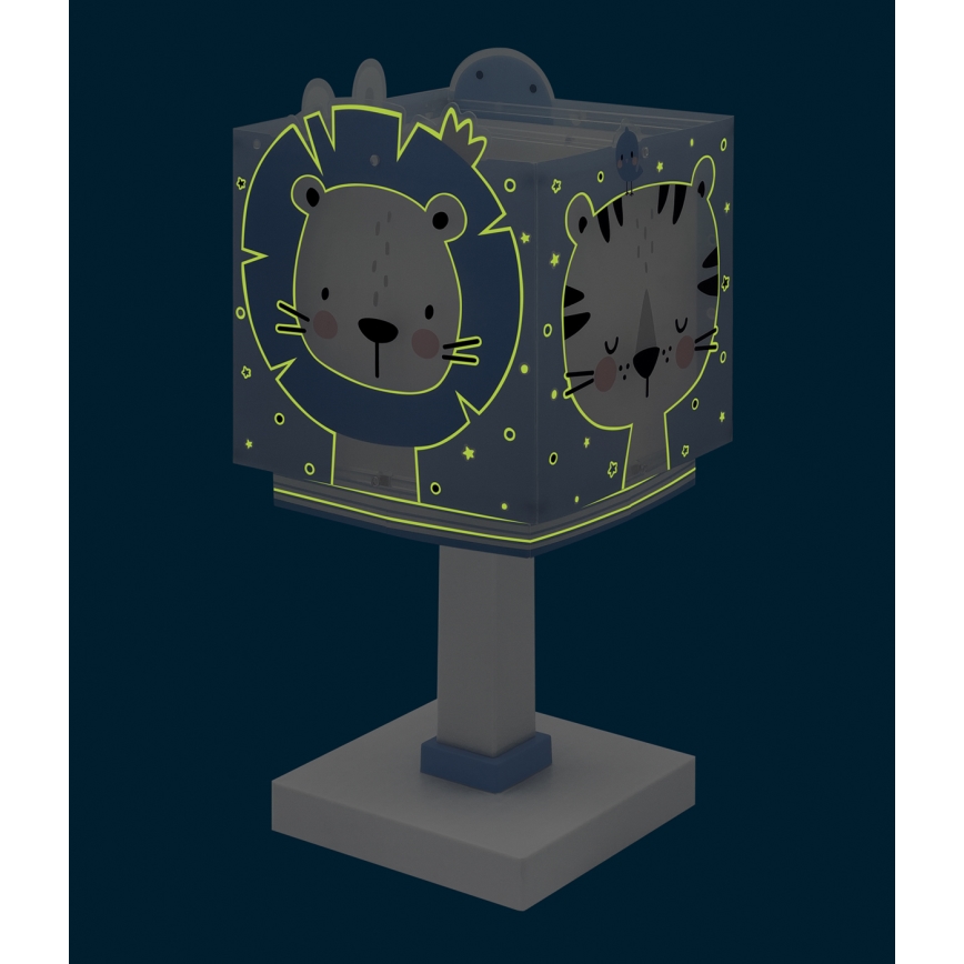 Dalber 63111NT - Lámpara infantil LED BABY JUNGLE 1xG4/4W/230V azul