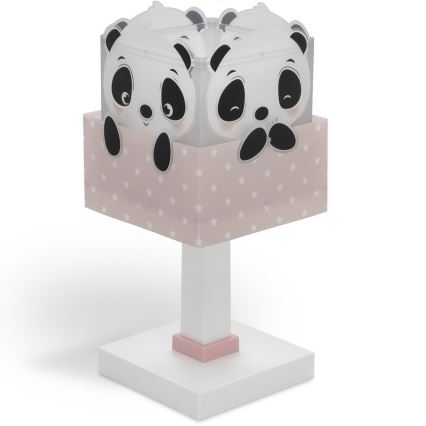 Dalber 63161S - Lámpara infantil PANDA 1xE14/40W/230V rosa