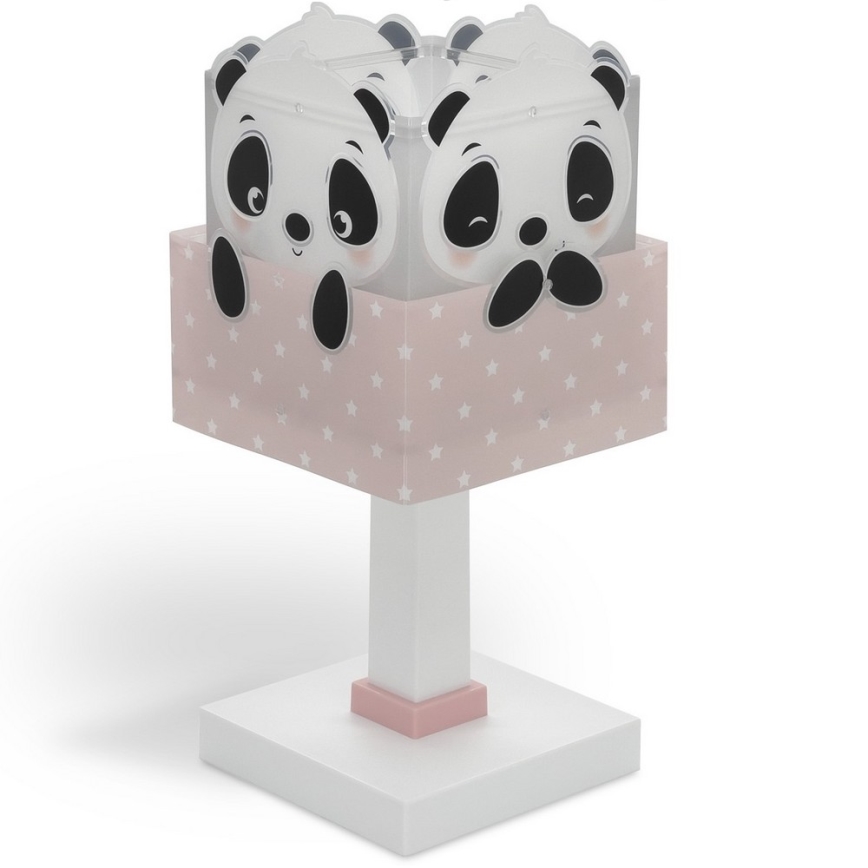 Dalber 63161S - Lámpara infantil PANDA 1xE14/40W/230V rosa