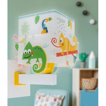 Dalber 63319 - Aplique infantil HAPPY JUNGLE 1xE27/15W/230V