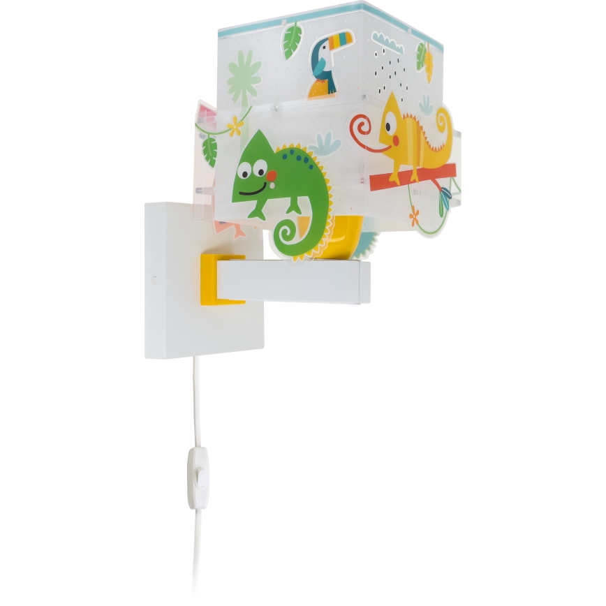 Dalber 63319 - Aplique infantil HAPPY JUNGLE 1xE27/15W/230V