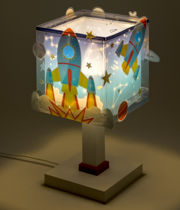 Dalber 63351N - Lámpara LED infantil ROCKET 1xG4/4W/230V multicolor