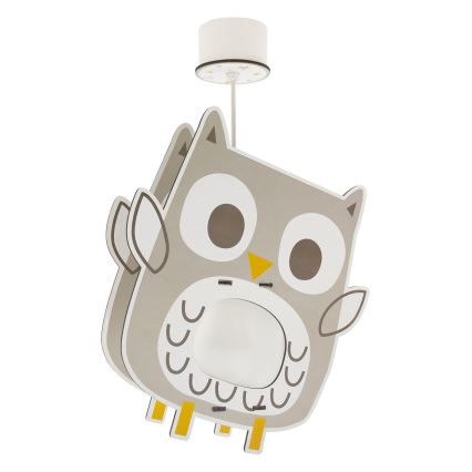 Dalber 63397 - Lámpara colgante infantil OWL 1xE27/15W/230V