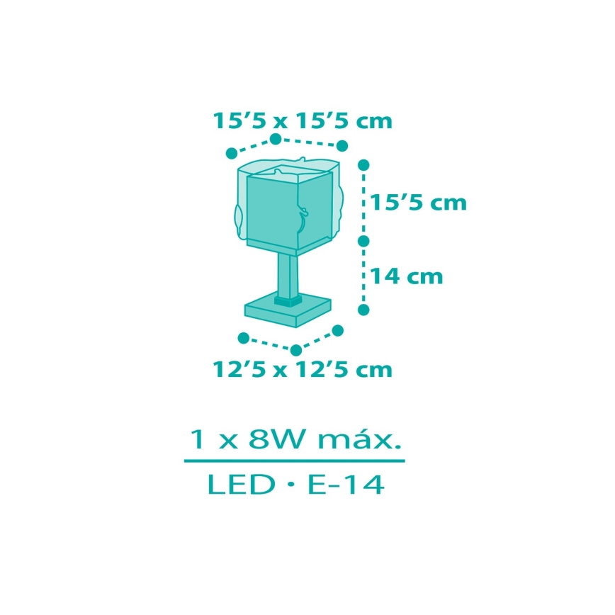 Dalber 63441N - Lámpara LED infantil MERMAIDS 1xG4/4W/230V multicolor