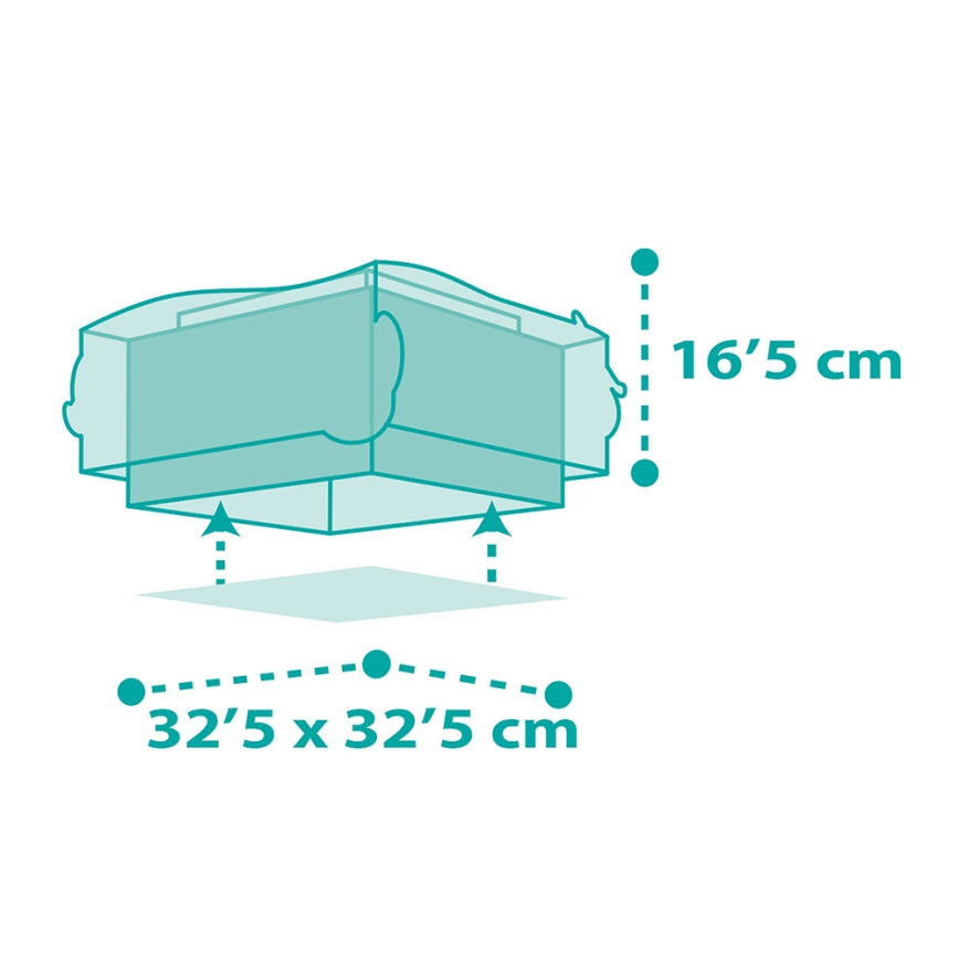 Dalber 63446 - Plafón infantil MERMAIDS 2xE27/60W/230V