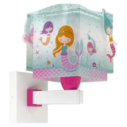 Dalber 63449 - Aplique infantil MERMAIDS 1xE27/60W/230V