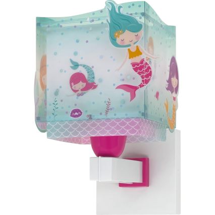 Dalber 63449 - Aplique infantil MERMAIDS 1xE27/60W/230V