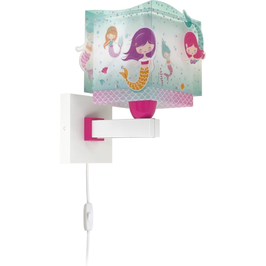 Dalber 63449 - Aplique infantil MERMAIDS 1xE27/60W/230V