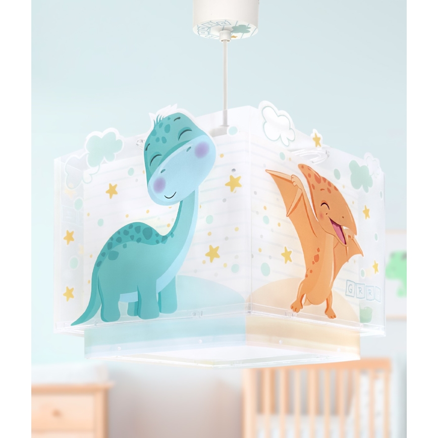 Dalber 63452 - Lámpara de techo infantil BABY DINOS 1xE27/15W/230V multicolor