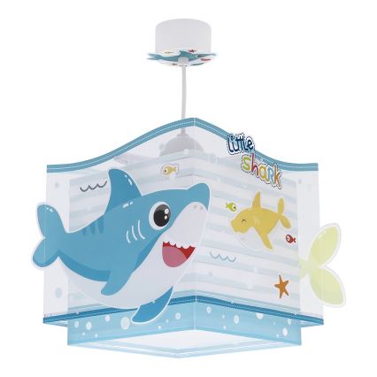 Dalber 63472 - Lámpara colgante infantil BABY SHARK 1xE27/60W/230V