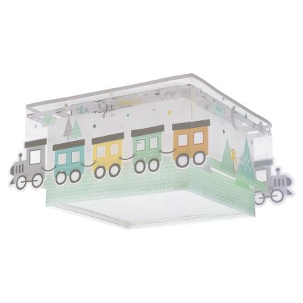 Dalber 63536 - Plafón infantil TRAIN 2xE27/60W/230V