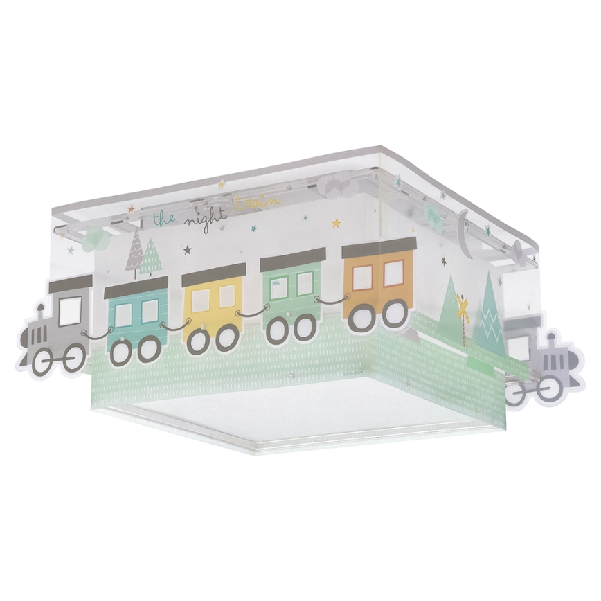 Dalber 63536 - Plafón infantil TRAIN 2xE27/60W/230V