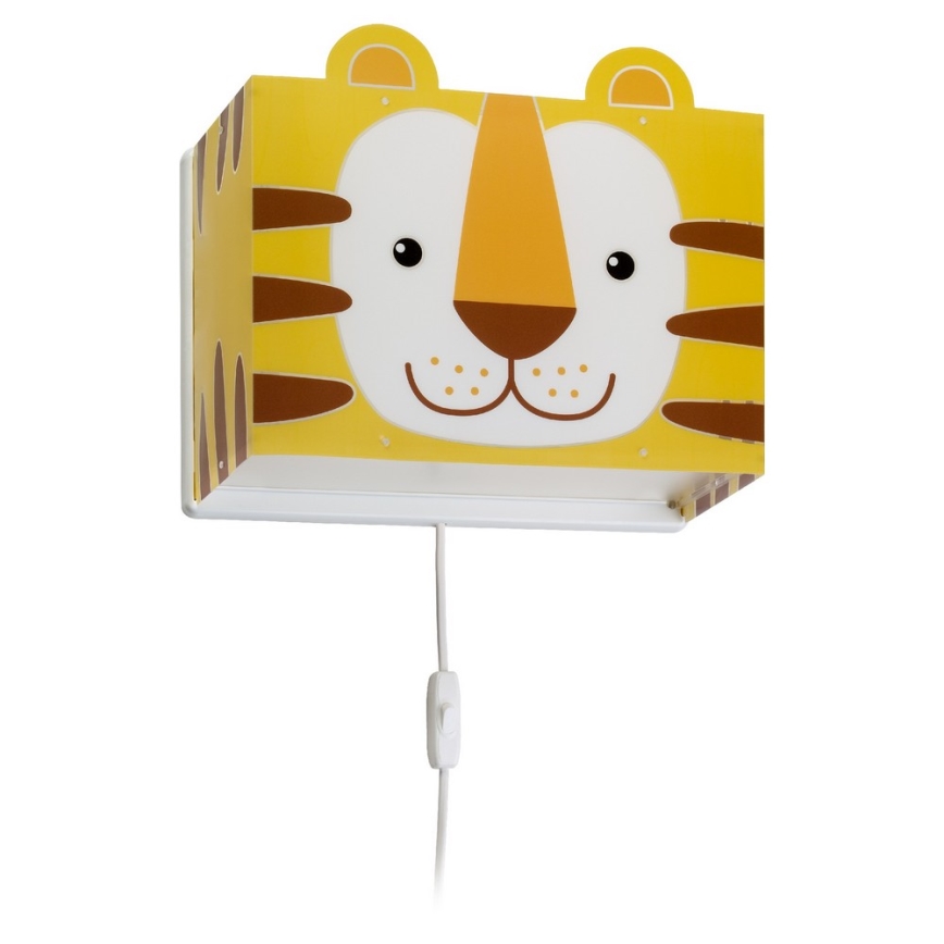 Dalber 64568 - Aplique infantil LITTLE TIGER 1xE27/60W/230V