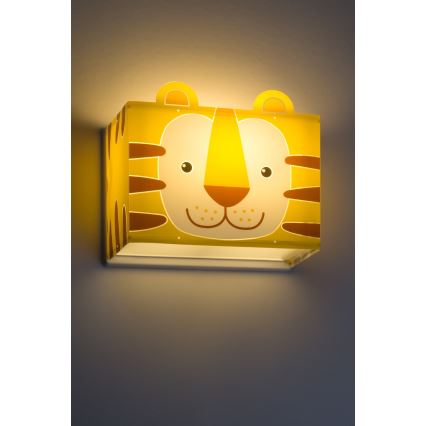 Dalber 64568 - Aplique infantil LITTLE TIGER 1xE27/60W/230V