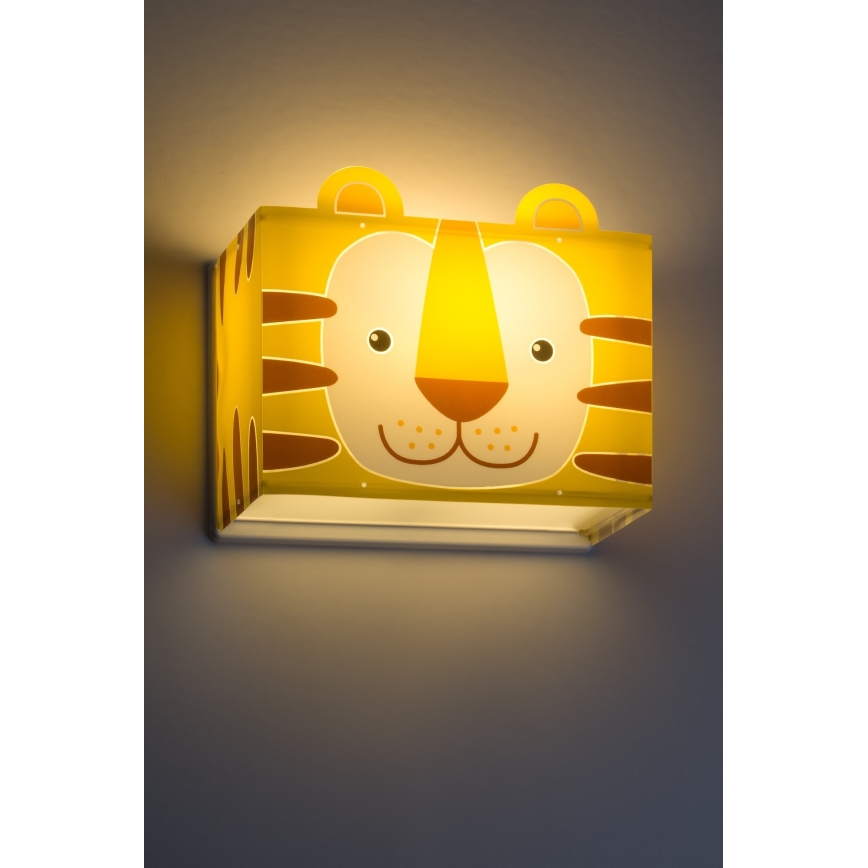 Dalber 64568 - Aplique infantil LITTLE TIGER 1xE27/60W/230V
