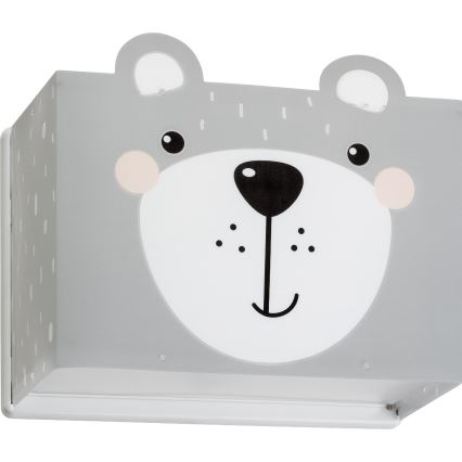 Dalber 64578 - Aplique infantil LITTLE TEDDY 1xE27/60W/230V