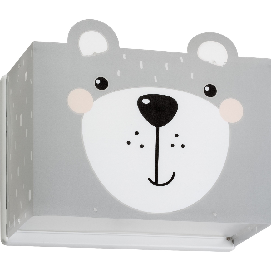 Dalber 64578 - Aplique infantil LITTLE TEDDY 1xE27/60W/230V