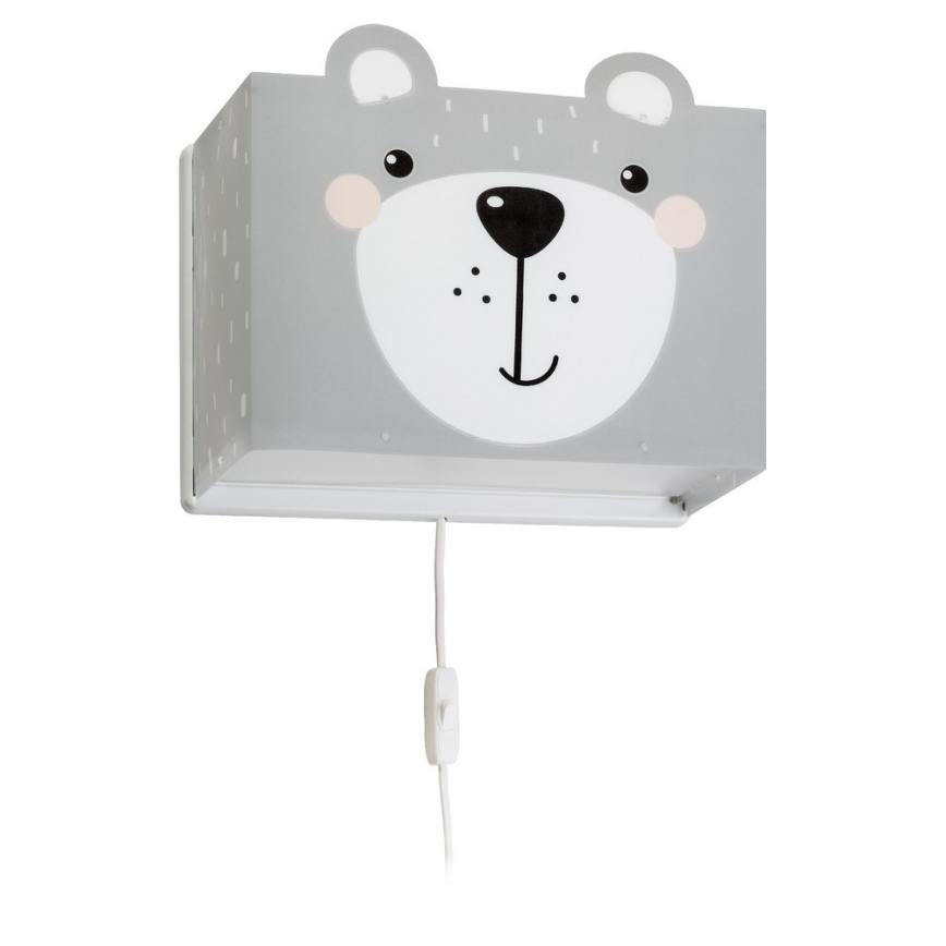 Dalber 64578 - Aplique infantil LITTLE TEDDY 1xE27/60W/230V