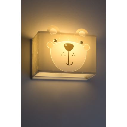 Dalber 64578 - Aplique infantil LITTLE TEDDY 1xE27/60W/230V