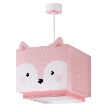 Dalber 64582 - Lámpara colgante infantil LITTLE FOX 1xE27/60W/230V