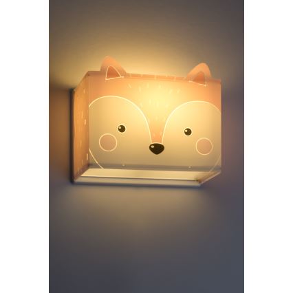 Dalber 64588 - Aplique infantil LITTLE FOX 1xE27/60W/230V