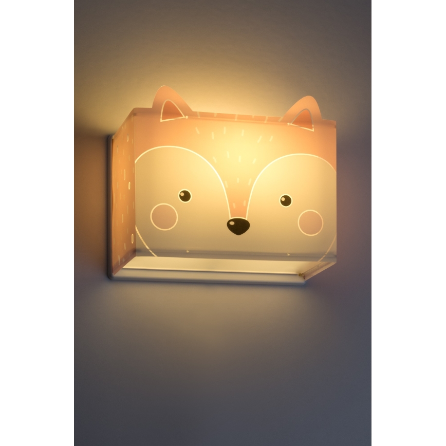 Dalber 64588 - Aplique infantil LITTLE FOX 1xE27/60W/230V