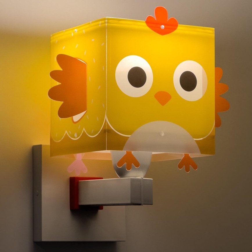 Dalber 64649 - Aplique infantil LITTLE CHICKEN 1xE27/15W/230V