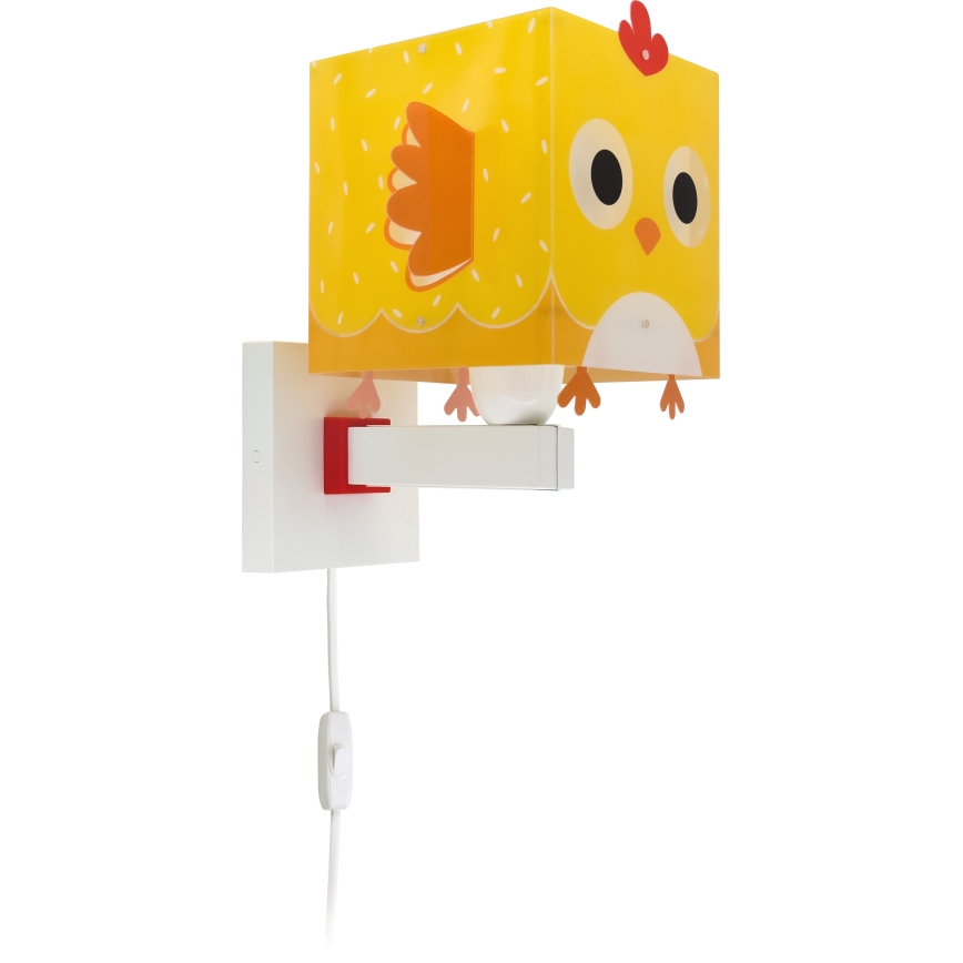 Dalber 64649 - Aplique infantil LITTLE CHICKEN 1xE27/15W/230V