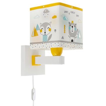 Dalber 73249 - Aplique infantil HELLO LITTLE 1xE27/60W/230V