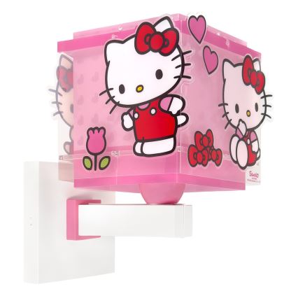 Dalber 73269 - Lámpara de pared infantil HELLO KITTY 1xE27/15W/230V rosa