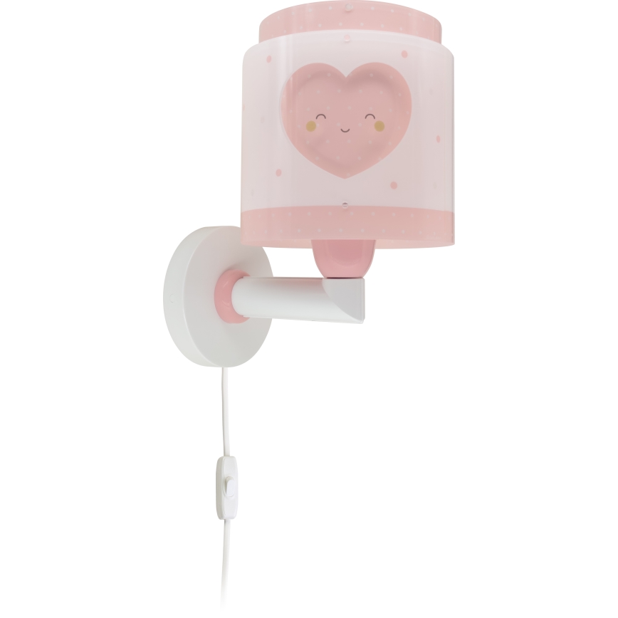 Dalber 76019S - Aplique infantil BABY DREAMS 1xE27/15W/230V rosa