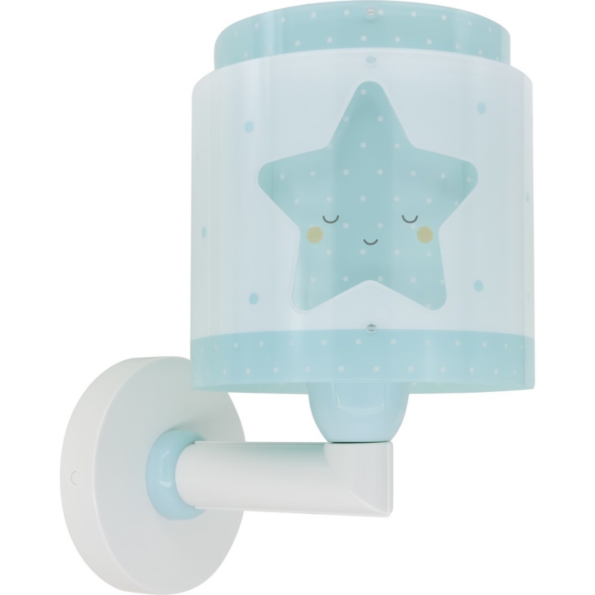 Dalber 76019T - Aplique infantil BABY DREAMS 1xE27/15W/230V azul