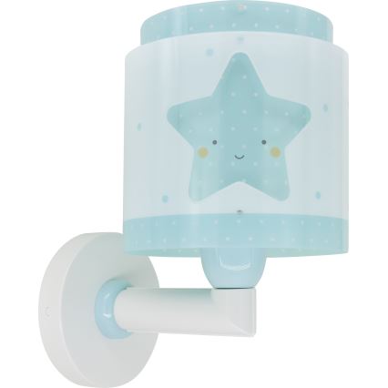 Dalber 76019T - Aplique infantil BABY DREAMS 1xE27/15W/230V azul