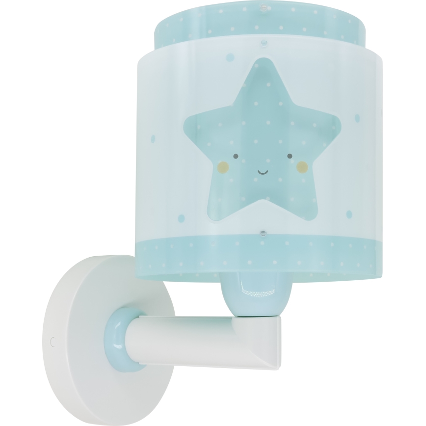 Dalber 76019T - Aplique infantil BABY DREAMS 1xE27/15W/230V azul
