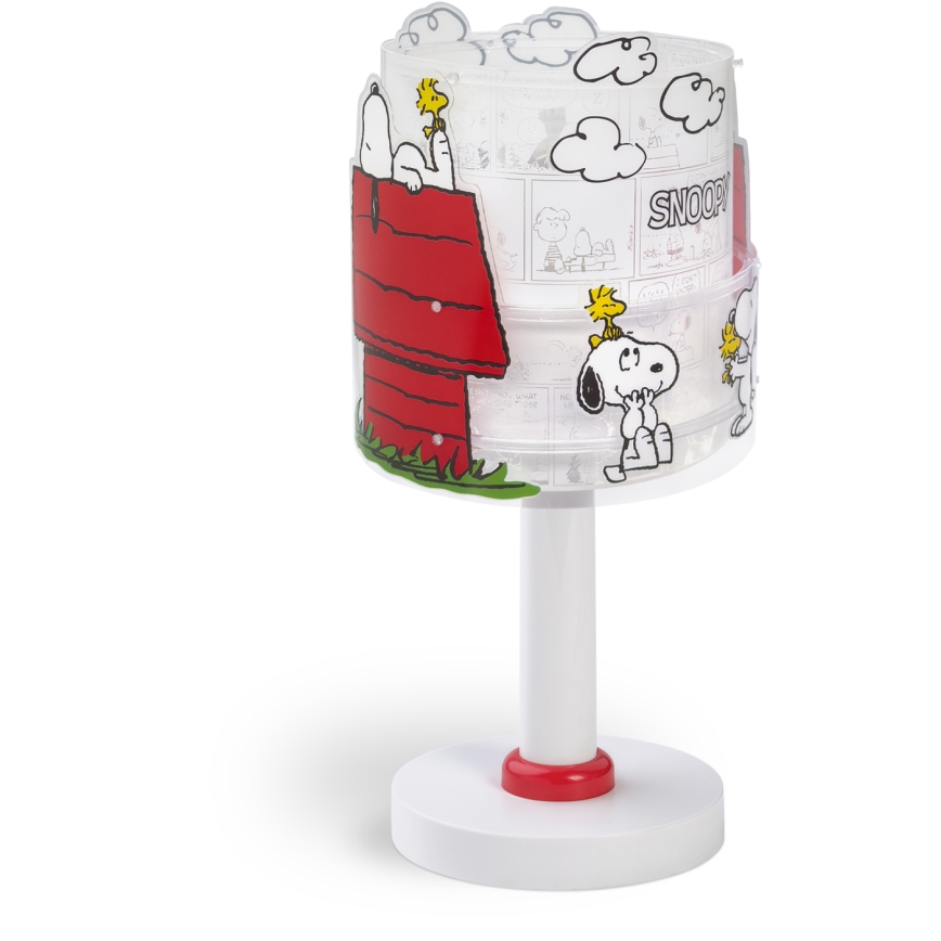 Dalber 76301 - Lámpara infantil LED SNOOPY 1xG4/4W/230V blanca/roja