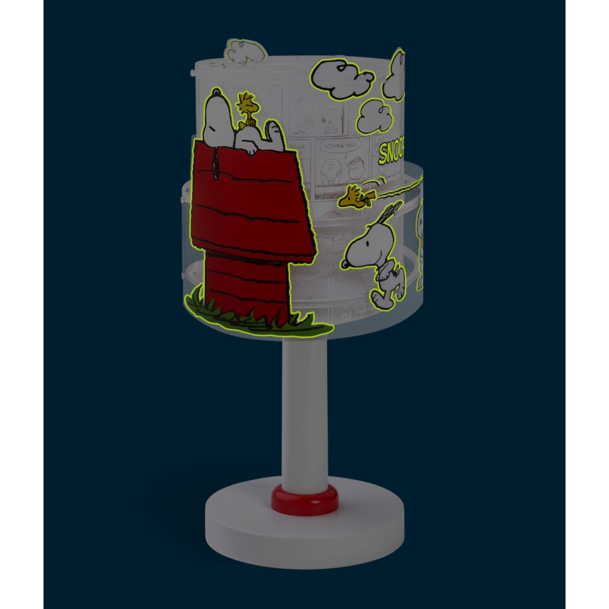 Dalber 76301 - Lámpara infantil LED SNOOPY 1xG4/4W/230V blanca/roja