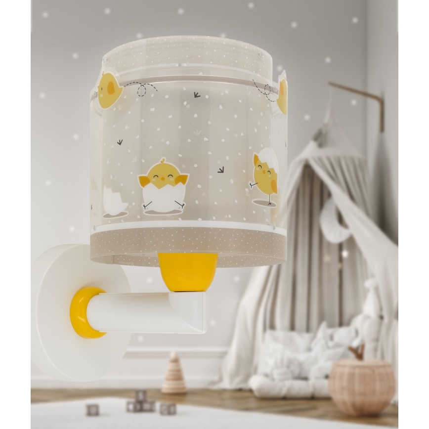 Dalber 76879 - Aplique infantil BABY CHICK 1xE27/15W/230V