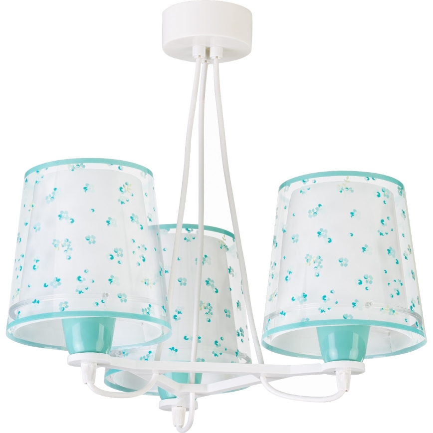 Dalber 81177H - Lámpara colgante infantil DREAM FLOWERS 3xE27/60W/230V
