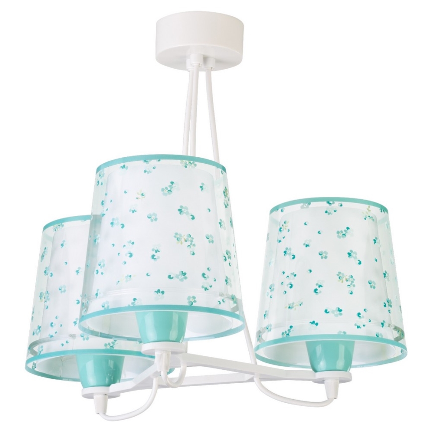 Dalber 81177H - Lámpara colgante infantil DREAM FLOWERS 3xE27/60W/230V