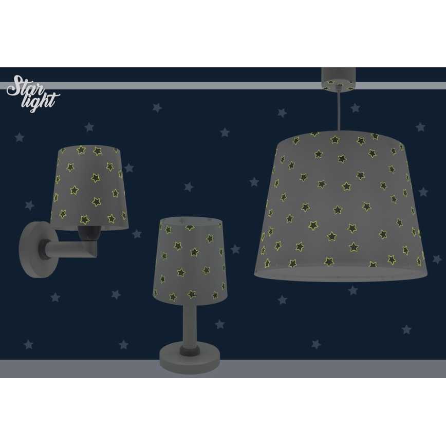 Dalber 82212B - Lámpara de araña infantil STAR LIGHT 1xE27/60W/230V blanco