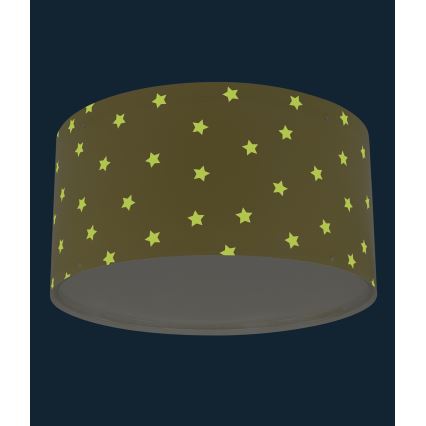 Dalber 82216A - Plafón infantil STAR LIGHT 2xE27/60W/230V amarillo