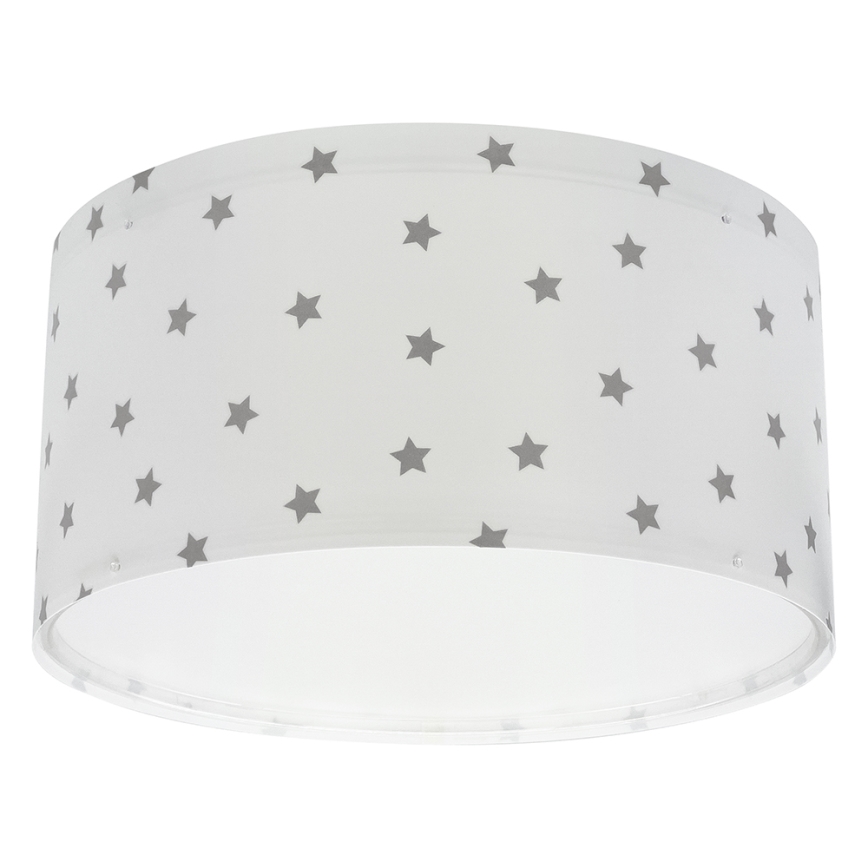 Dalber 82216B - Plafón infantil STAR LIGHT 2xE27/60W/230V blanco